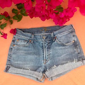 7 For All Mankind denim shorts Size 27